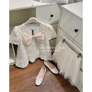 [Sẵn] Set Bộ Ren Cộc Tay Phối Chân Váy Dáng Ngắn Xoè, Bộ Đồ Áo Ren Mix Chân Váy Xoè Lưới Tiểu Thư Asasino