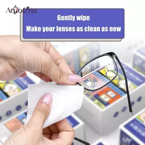 AqToCna 100 Chiếc Khăn Lau Ống Kính Khăn Lau Trang Sức Kim Loại Khăn Lau Kính Chống Sương Mù Màn Hình Điện Thoại Di Động Và Vải Kính Mắt Dùng Một Lần AqToCna