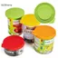GCDHome 3 Trong 1 Silicone Thú Cưng Có Thể Nắp Có Thể Tái Sử Dụng BPA Thực Phẩm Tươi Giữ Thiếc Bao Phù Hợp Với Kích Thước Tiêu Chuẩn Nhất Sản Phẩm Thực Phẩm Đóng Hộp HOT