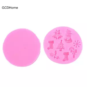 GCDHome Giáng Sinh Người Tuyết Hình Fondant Khuôn Silicon Nhà Bếp Nướng Sô Cô La Dụng Cụ HOT