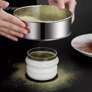GCDHome 40 Lưới Bếp Siêu Mịn Lưới Bột Sifter Chuyên Nghiệp Sàng Tròn Thép Không Gỉ Đường Sàng Bánh Nướng Máy Lọc HOT