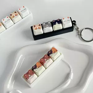 Bàn Phím Mèo Fidget Clicker Đồ Chơi Bàn Dễ Thương ASMR Clicker Móc Khóa Dành Cho Người Lớn Trẻ Em Học Sinh Nam Nữ sonlekvn