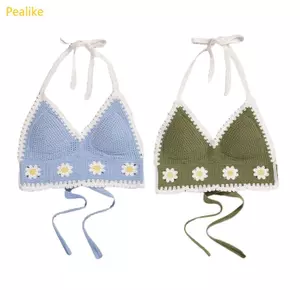 Pealike Nữ Boho Hoa Dây Bralette Camis Thời Trang Mùa Hè Đệm Lưng Cho Xe Tăng