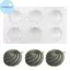 Pufangbliss 6 Khoang Silicon Xoắn Ốc Khuôn Bánh Kim Cương Họa Tiết Xương Rồng Nonsti Máy Nướng Cho Mousse Món Tráng Miệng Lý Tưởng Cho Ngày Lễ Nướng VN
