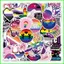 HT3 60 Cái / bộ Nhiều Màu Sắc LGBT nonbinary Niềm Tự Hào Dán GAY Graffiti Miếng Dán Hành Lý Chống Thấm Nước Máy Tính Xách Tay Miếng Dán TH3
