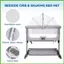 Lưới Cho Bé Cho Giường Di Động Lưới Cũi Cho Bé Lưới Gấp Thoáng Khí Cho Playard Cradle Đồng Ngủ Du Lịch Cắm Trại wipqsvn