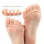 1 Cặp Dụng Cụ Tách Ngón Chân Silicon 5 Lỗ Hallux Valgus Chỉnh Hình Miếng Đệm Bunion Chăm Sóc Chồng Lên Nhau Búa Sửa Chân VN