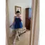 Đầm đeo nơ nữ mùa hè Váy Pettiskirt kiểu Pháp Váy gạc dáng rộng Váy chữ a phù hợp