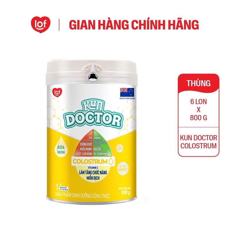 [Shopee VIP] Sữa bột dinh dưỡng Kun Doctor 1+ chọn vị lon 800gr