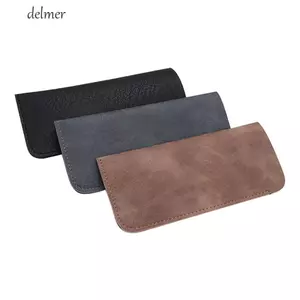 Túi đựng kính DELMER Hộp đựng di động chống nước đơn giản Hộp đựng kính da mềm