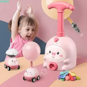 Đồ chơi phóng bóng bay QEARY, Thiết kế tháp ô tô Kích thích quán tính Đồ chơi điện không khí quán tính, Bộ đồ chơi phóng bóng bay Đồ chơi khoa học Đồ chơi ô tô chạy bằng bóng vịt Đồ chơi trẻ em chơi