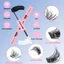 D Curl 8-16mm Cụm mi mi mềm mại tự nhiên có thể tái sử dụng phù hợp cho phụ nữ mọi lứa tuổi