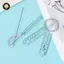 {TB & Bag} Thước đo nhịp tim 6 / 8Inch Thước đo khớp y tế Chỉnh hình Hiệu chỉnh Quy tắc góc Cột sống Thước góc ngón tay Thước đo góc.