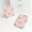 sọ nơ hồngGương Mini Xách Tay Gấp Gọn Da PU Nhiều Màu Pastel Phù Hợp Du Lịch