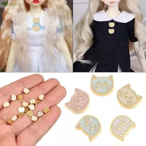 YOLOGO 20 Chiếc Siêu Nhỏ Khóa Chất Lượng Cao 7 Mm Giày May Phụ Kiện Búp Bê Thắt Lưng Khóa