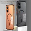 Ốp lưng khung kim loại hợp kim nhôm + Vỏ sạc không dây Acrylic cho POCO X8 Pro Max