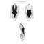 Mùa hè 2026 Hot Girl Đen Gạc Khâu Dây Vest Deep V Dây Slim-fit Gợi Cảm Ôm Hơn Nhìn Niche Tất Cả Trận Đấu Không Tay Ngắn Top Nữ