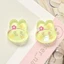 QEARY 30 Chiếc Nút Thỏ, Nơ Hoa Acrylic Nút Thỏ Dễ Thương, Nút Cardigan Trang Trí Trong Suốt DIY Quần Áo May Nút Tiếp Liệu May