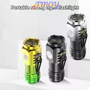 TMOY 3LED Đèn pin Led công suất cao Đèn cắm trại có thể sạc lại có đèn chiếu sáng 5 chế độ chiếu sáng cho cắm trại Phiêu lưu ngoài trời TMOY