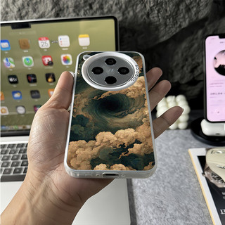 Dành cho Oppo Find X9 Pro X8 Pro X7 Ultra Reno 15 Pro 15F 14F 13F A6T Pro “Lucky Cloud ” Vỏ điện thoại cứng mờ siêu nhỏ / Vỏ Oppo chống sốc viền mềm