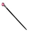 QEARY Halloween Scepter, Trình diễn sân khấu Vai trò Chơi Pharaoh Claw Scepter, Pháp sư Đen Nhựa Vintage Trang phục trẻ em mía Chương trình Giáng sinh
