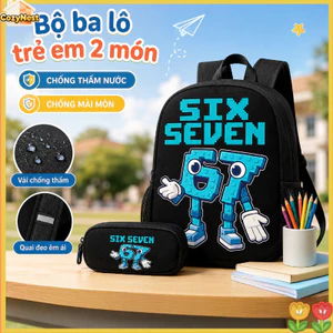 balo học sinh hộp bút hoạt hình in bền chống nước nặng nhẹ ngăn đa lớp an toàn da phù hợp trẻ tiểu