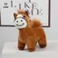 Móc khóa ngựa Túi sang trọng quyến rũ Ngựa nâu dễ thương Quà tặng Kawaii cho phụ kiện năm mới Giáng sinh Mặt dây chuyền động vật nhồi bông [Mina]