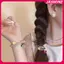JASMINE Nhiều Màu Sắc Kim Cương Giả Anh Đào Co Giãn Tóc Nữ Cô Gái Ngọt Ngào Trang Trí Tóc Scrunchie Dây Buộc Tóc Pha Lê Phụ Kiện Tóc JASMINE