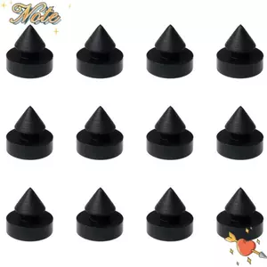 NOTE1 12 Bộ giảm thanh cao su Giảm xóc, Bộ giảm thanh cửa hạng nặng màu đen, Silicon 13mm / 1 / 2 ", Cửa cao su chặn cửa cao su