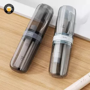 {TB & Bag} Hộp đựng bàn chải đánh răng Cốc nước súc miệng di động Hộp đựng kem đánh răng Bộ đồ vệ sinh Đồ dùng du lịch Cốc bàn chải đánh răng di động.