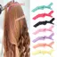 Bộ 6 Kẹp Tóc Cá Sấu Nhựa, Kẹp Tạo Kiểu Chuyên Nghiệp Salon, Phụ Kiện Tóc