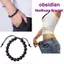 JULYHOT Thời Trang Tròn Obsidian Đá Chăm Sóc Sức Khỏe Vòng Tay Chăm Sóc Sức Khỏe Massivedeals