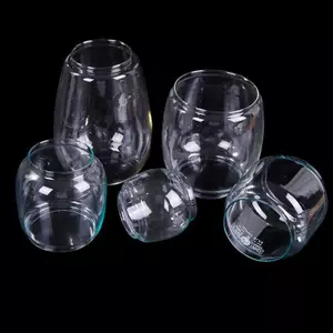 Ziyulinyuk Ngựa Đèn Kính Chụp Đèn Hoài Cổ Retro Đèn Ngoài Trời Tròn Chụp Đèn Phụ Kiện Chiếu Sáng VN