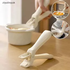 Ziyulinyuk Chống Trơn Trượt Chống Bỏng Kẹp Bữa Ăn Mới Bát Kẹp Silicon Chống Bỏng Giá Đỡ Kẹp Bát Nhà Bếp Bền Kẹp VN