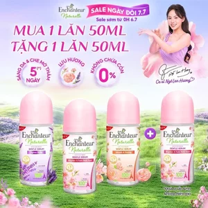 Lăn khử mùi tinh chất Serum Làm Sáng Da, Mờ Thâm sau 5 ngày - 100% thiên nhiên dịu nhẹ Enchanteu