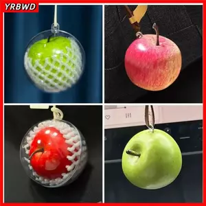 YRBWD Xe Trang Trí, Treo Xốp Gương Chiếu Hậu Mặt Dây Chuyền, Sáng Tạo Mô Phỏng Hình Trái Cây Tự Động Túi Nội Thất Mặt Dây Chuyền Trang Trí Quà Tặng Giáng Sinh