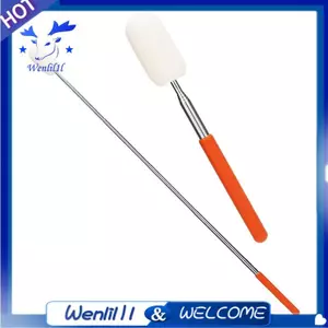 2 Chiếc Kính Thiên Văn Bọt Biển Dính Cho Đồ Gốm, Có Thể Thu Vào Gốm Bùn Dụng Cụ Đất Sét Bọt Biển Trên Gậy Có Tay Cầm