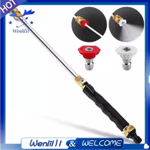 Máy rửa điện vòi phun phản lực cho vòi tưới vườn, 2 vòi phun áp suất cao & Đầu nối nhanh Cây đũa phép Hydro Jet