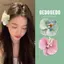 AqToCna Thời Trang Thanh Lịch Hoa Lan Dubill Kẹp Bên Biển Kỳ Nghỉ Nổ Kẹp Vintage Mộc Mạc Phụ Kiện Tóc AqToCna