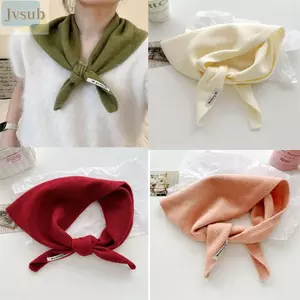 Khăn quàng cổ hình tam giác dệt kim JVSUB, Khăn choàng đầu len đa chức năng, Khăn quàng cổ dệt kim tam giác ấm áp mùa đông