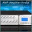 20 Chiếc Guitar AMP Khuếch Đại Đẩy Vào Phù Hợp Với Núm Nắp Nhôm Top Phù Hợp Với Đường Kính 6Mm Nồi Cho Khuếch Đại