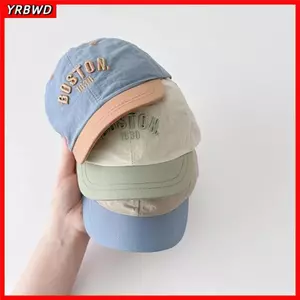 YRBWD Mũ mỏ vịt cho bé, Mũ lưỡi vịt có thể điều chỉnh khô nhanh, Mũ lưỡi thêu chữ mỏng thời trang Mũ mùa hè thoáng khí 6-36 tháng cho trẻ em