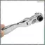 1 Chiếc Thép Bạc 1 / 4 Nhanh Xoay Hai Đầu Mini Ratchet Cờ Lê Tay Cầm Tua Vít Ratchet Cờ Lê