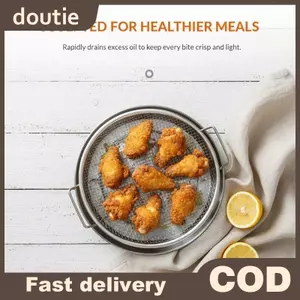 Bộ lọc nấu ăn Doutie Sàng kiểm soát dầu chiên có khay có thể tháo rời cho chảo chiên VN
