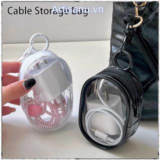 ARTISANU 1 Hộp lưu trữ cáp dữ liệu, Cáp dữ liệu tai nghe Túi lưu trữ di động, Hộp sắp xếp đa chức năng du lịch ngoài trời