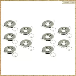 Giá đỡ bóng đèn MR11 chất lượng cao 10X Khung đèn LED âm trần có thể điều chỉnh Giá đỡ đèn LED Cutout 45mm