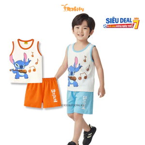 Đồ bộ thun sát nách Stitch Disney bé trai Rabity 567.900