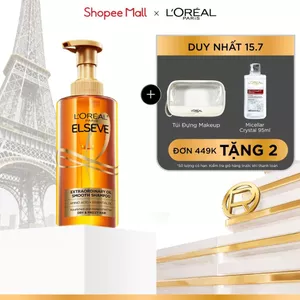Dầu gội dưỡng tóc suôn mượt tóc cao cấp L'Oreal Paris Extraordinary Oil Smooth 440ml