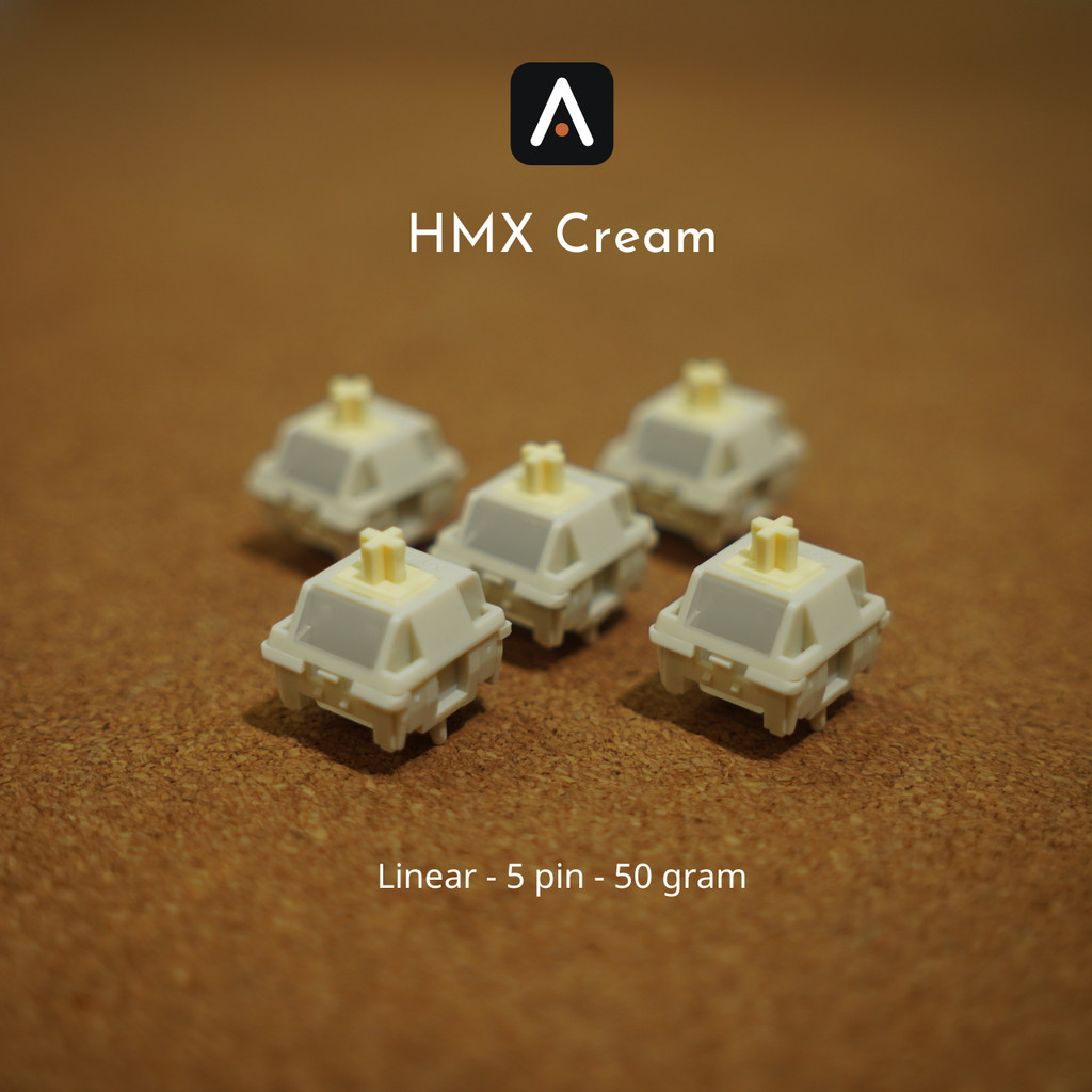 Switch HMX Cream - linear - âm poppy dành cho bàn phím cơ, không lắp được cho phím HE | BigBuy360 - bigbuy360.vn