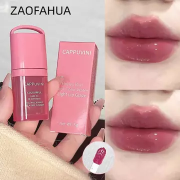 ZAOFAHUA Mirror Lip Gloss, Dưỡng ẩm lâu trôi Lip Tint, Dưỡng ẩm Plumping Color Lock Jelly Lip Glaze Lip Makeup